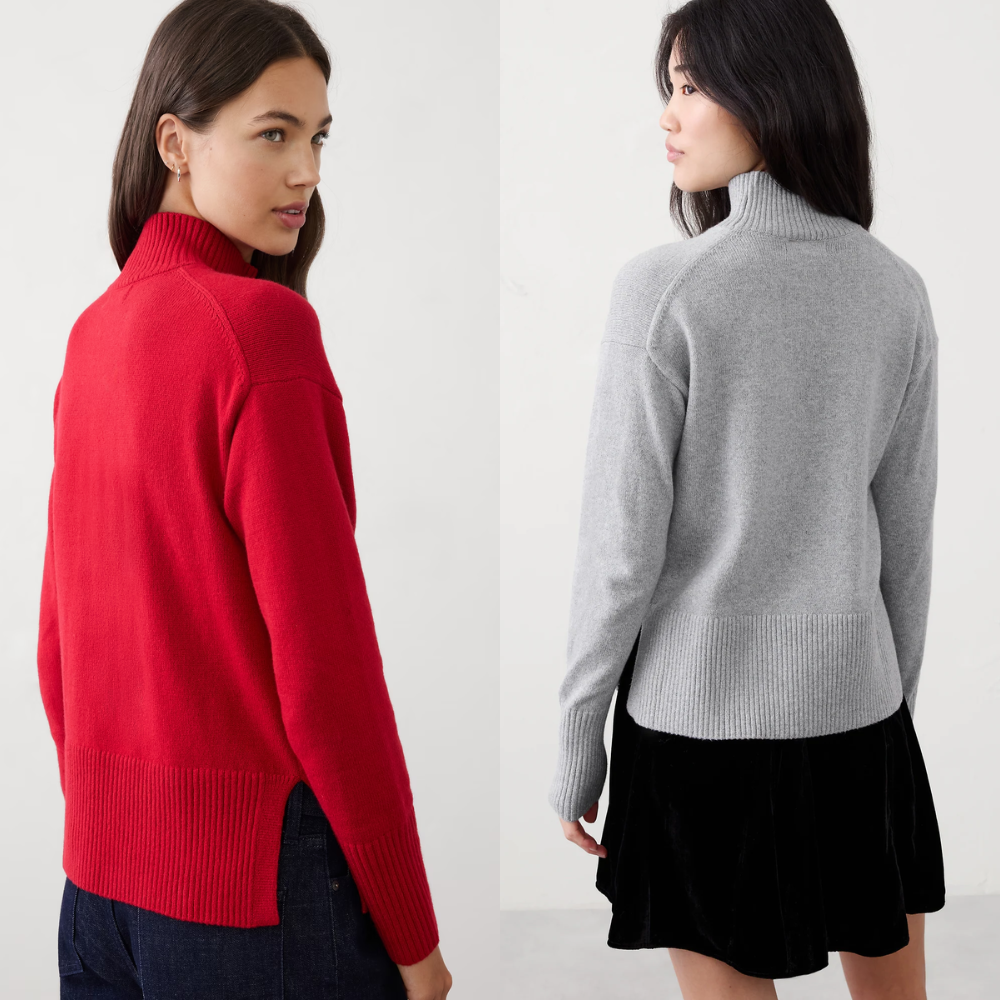 Perfectly Soft Turtleneck Sweater Deal at Banana Republic: Save 81%