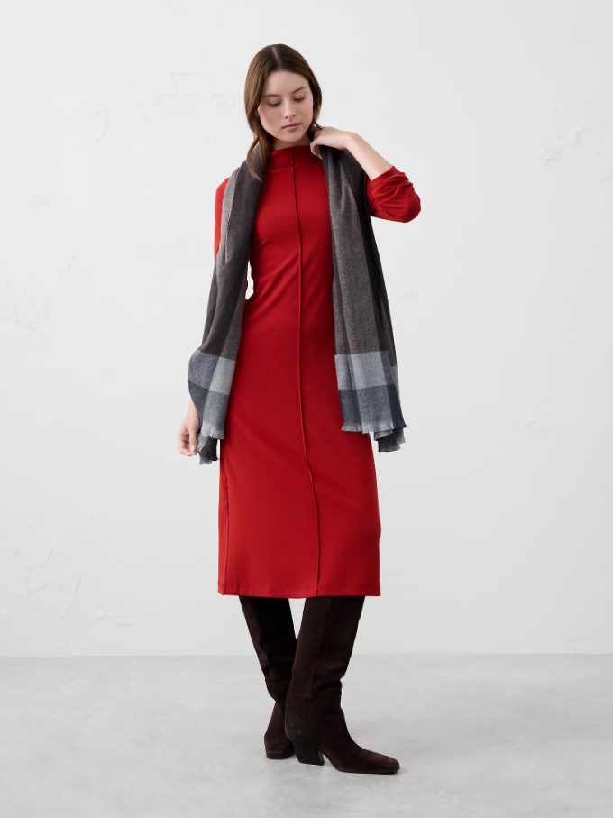 Cozy Ribbed Knit Midi Dress Deal at Banana Republic: Save 86%