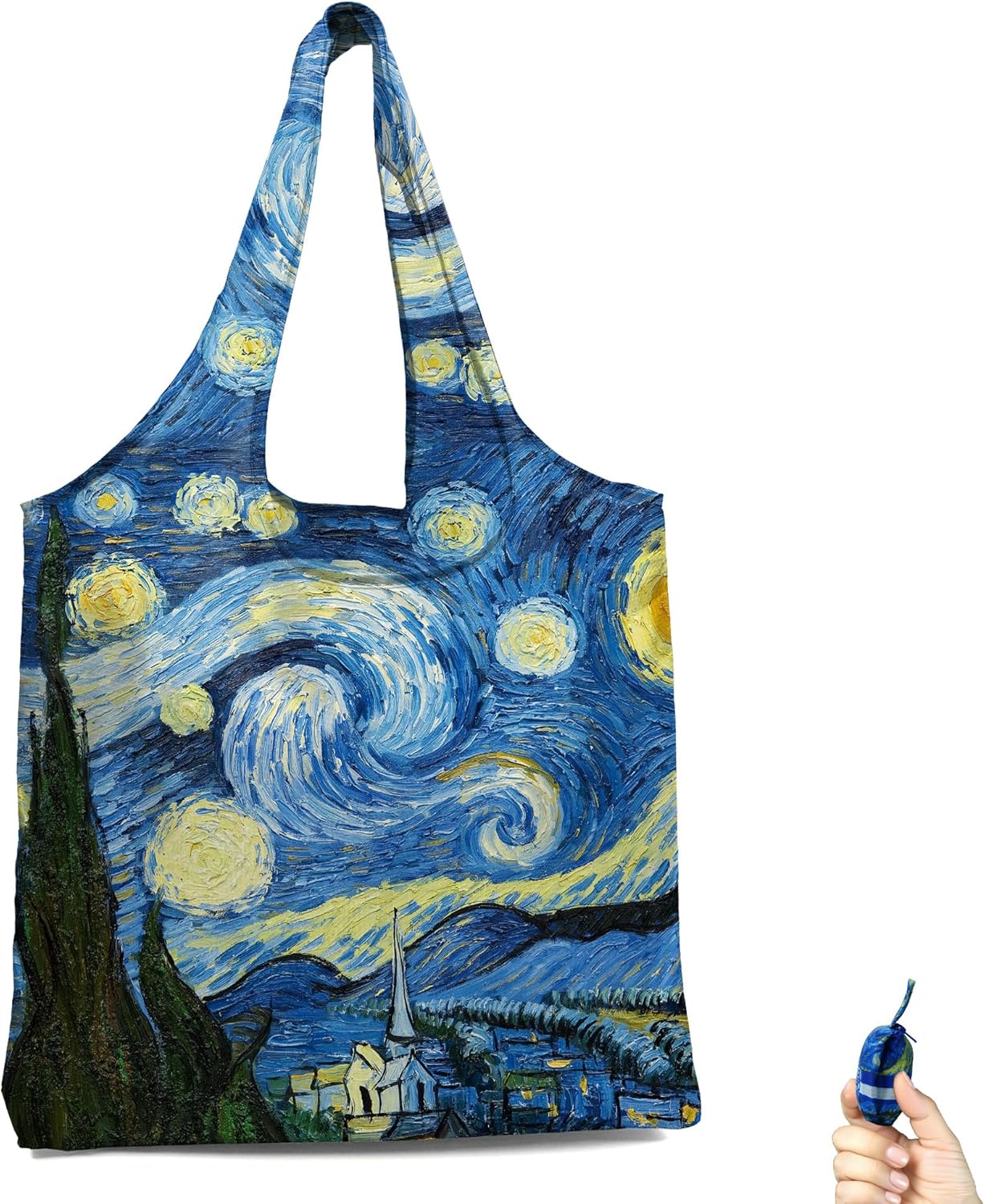 BeeGreen Painting Star Reusable-Grocery-Gifts-Bags-Foldable- deal at Amazon