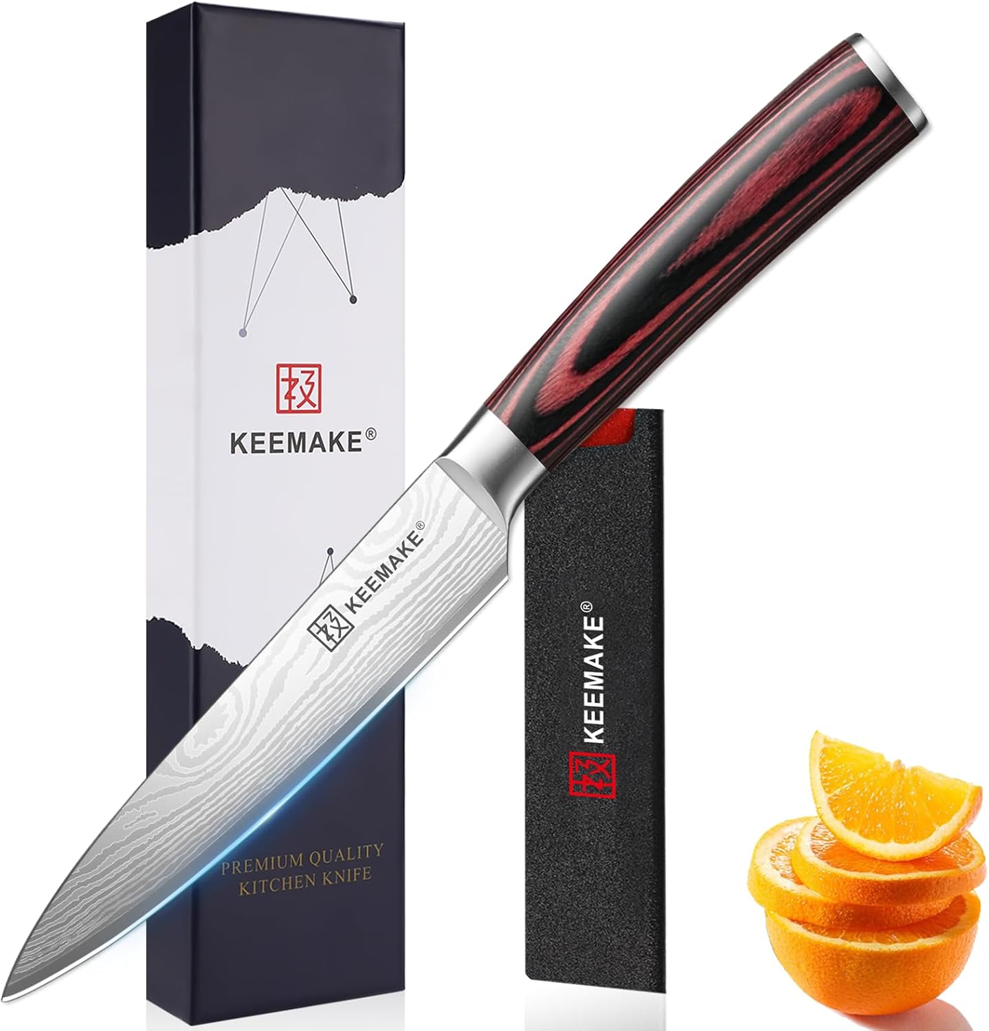 KEEMAKE 5 Inch Paring Knife - Ultra Sharp High Carbon Stainl deal at Amazon