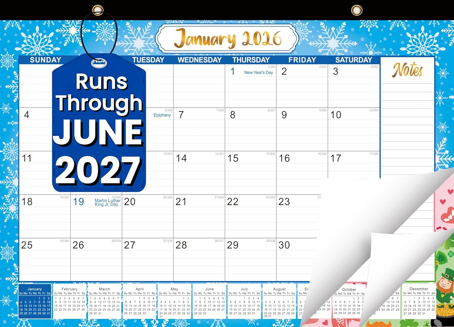 Desk Calendar 2026-2027 - Large 18-Month Desk/Wall Calendar, deal at Amazon