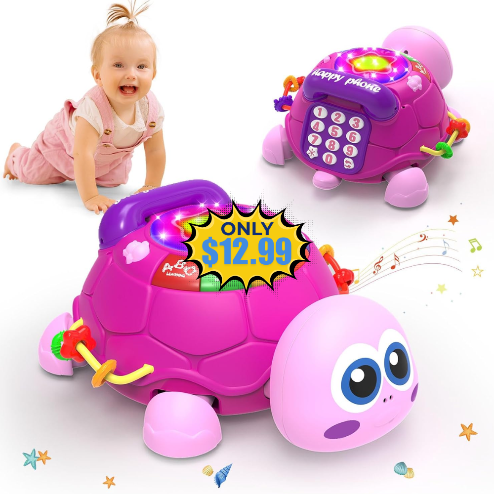 Hanayo Baby Musical Turtle Crawling Deal: Save 19%