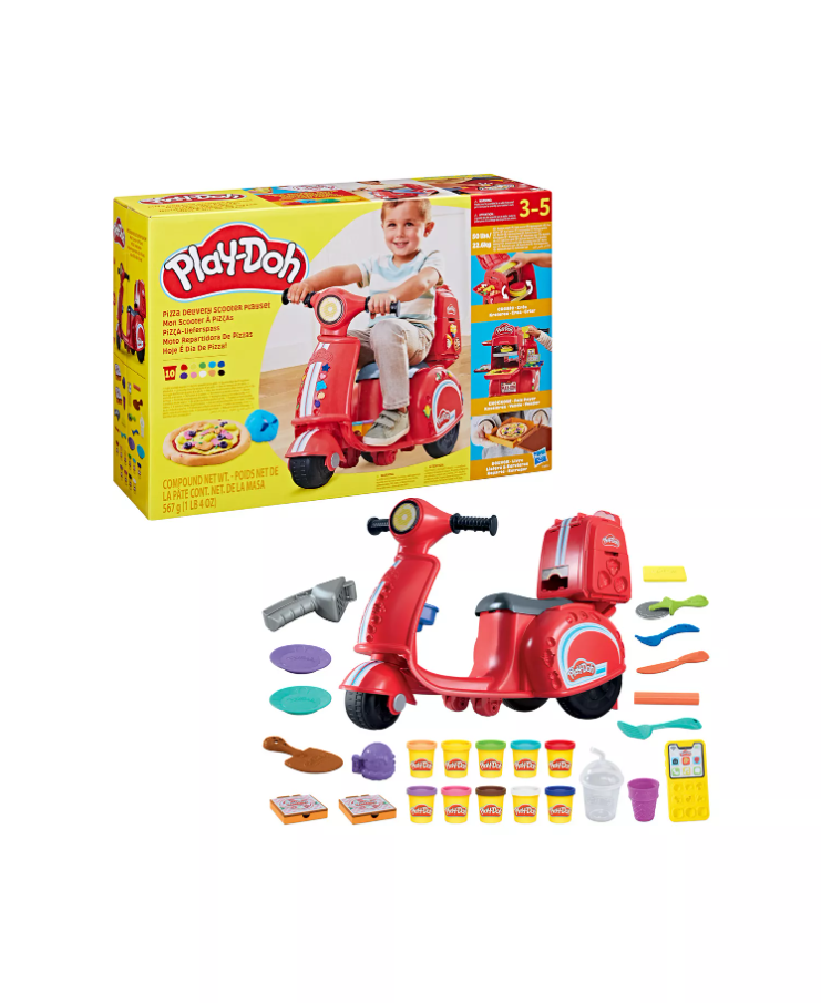 Play-Doh Pizza Delivery Scooter Playset Deal: Save $47.43 at Macy’s