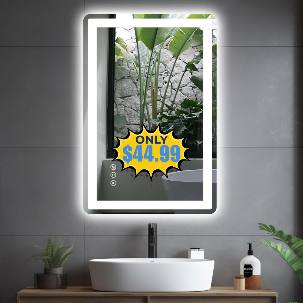 24×36 LED Bathroom Mirror with Lights Deal: Save 38%