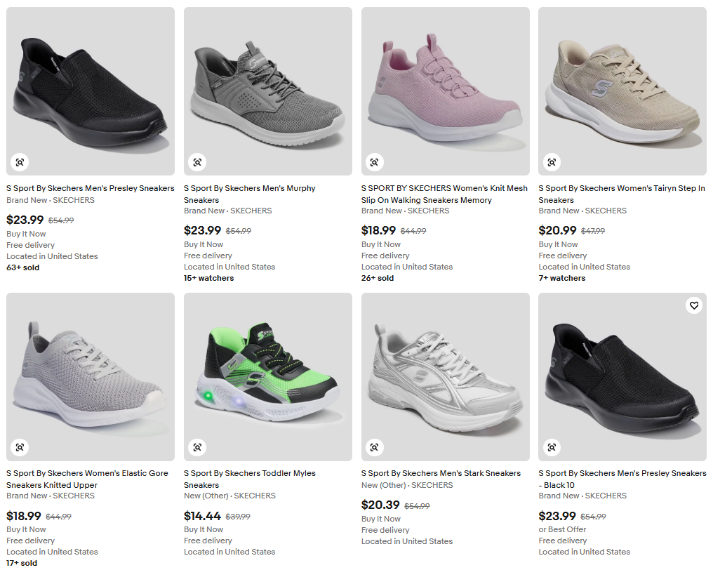 Skechers Shoes Sale: From $14.44 at eBay