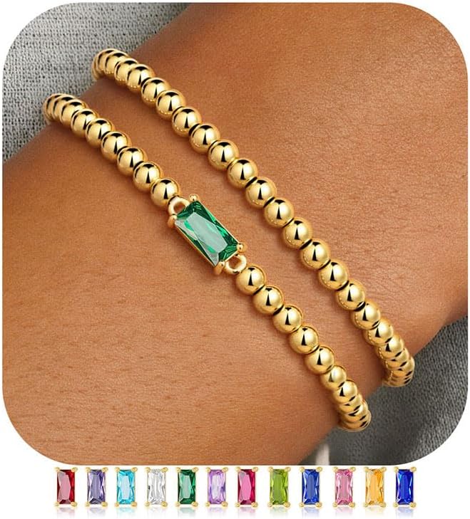 Ursteel Mothers Day Gifts, May Birthstone Bracelet for Women deal at Amazon