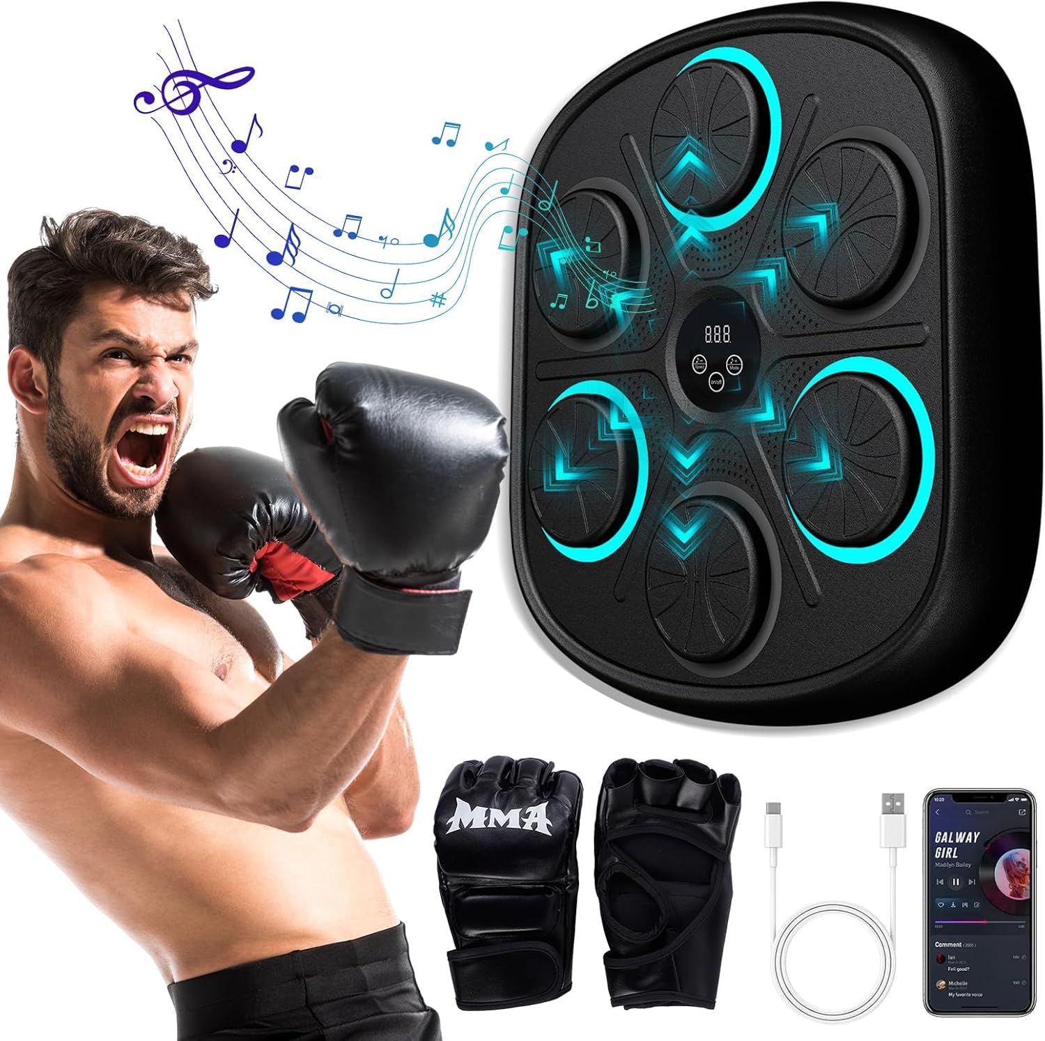 2025 Smart Music Boxing Machine for Adults and Kids: New Mod deal at Amazon