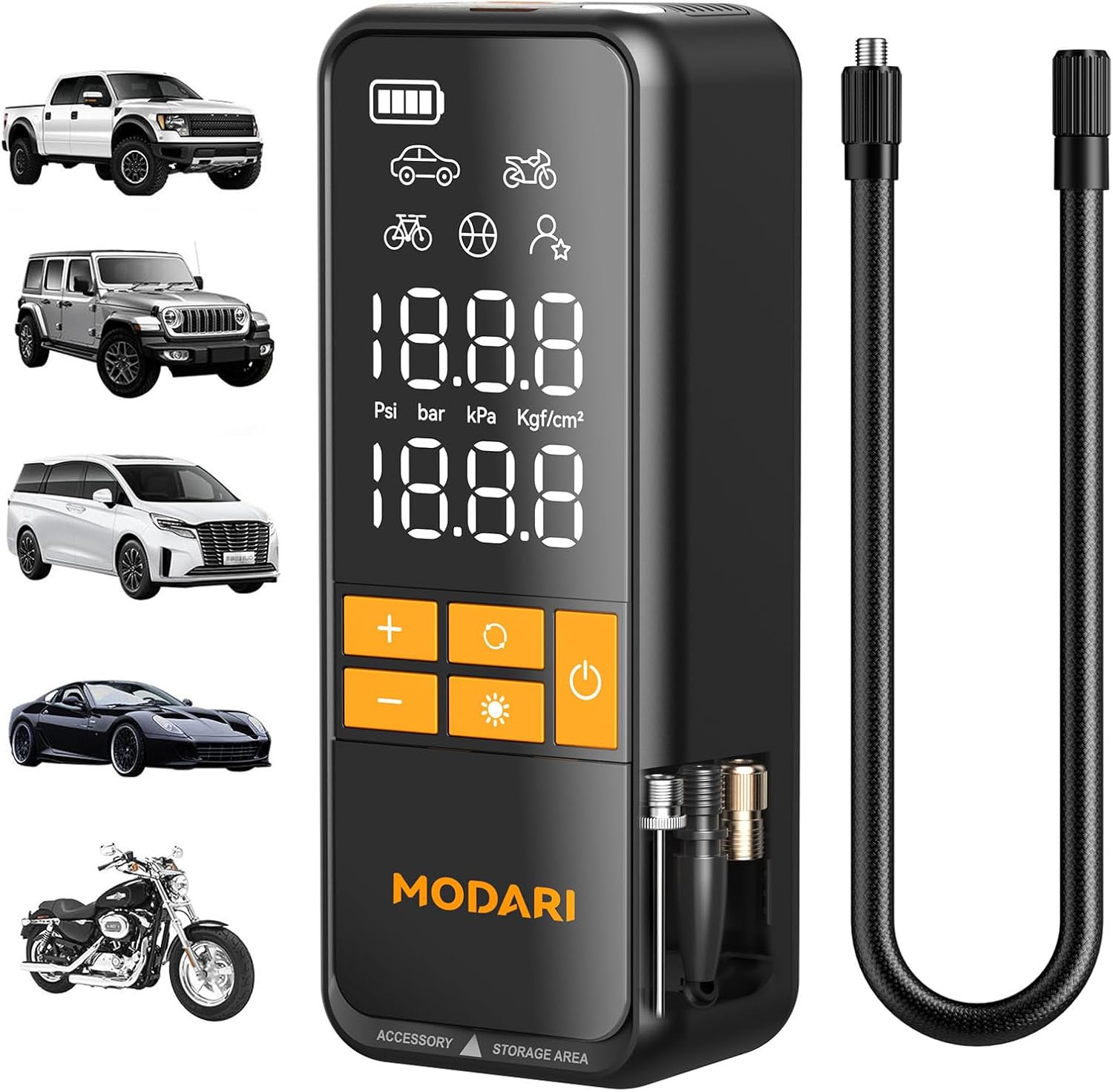 MODARI Tire Inflator Portable Air Compressor - 4X Faster 160 deal at Amazon