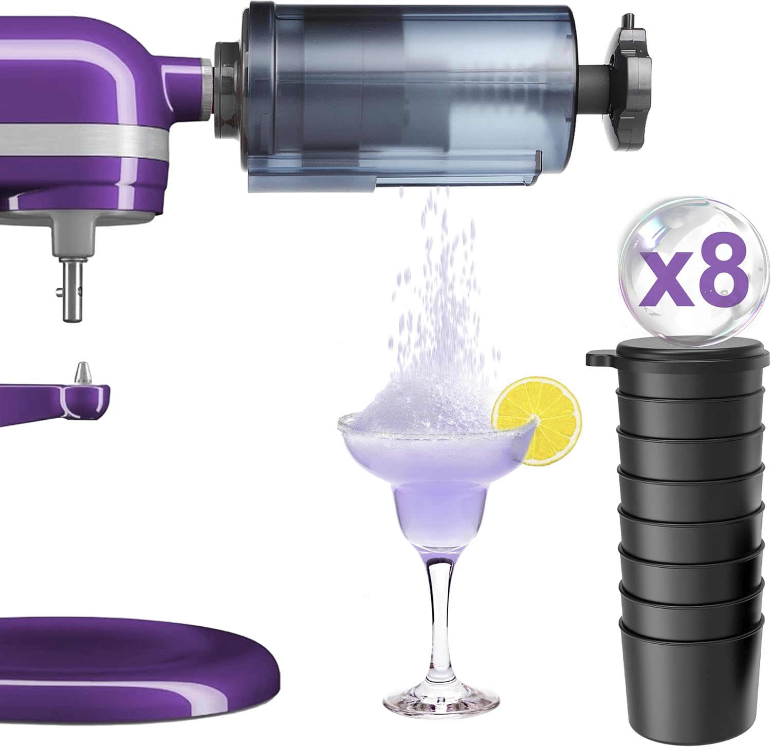 Shaved Ice Attachment for KitchenAid Stand Mixer,Upgraded Sn deal at Amazon
