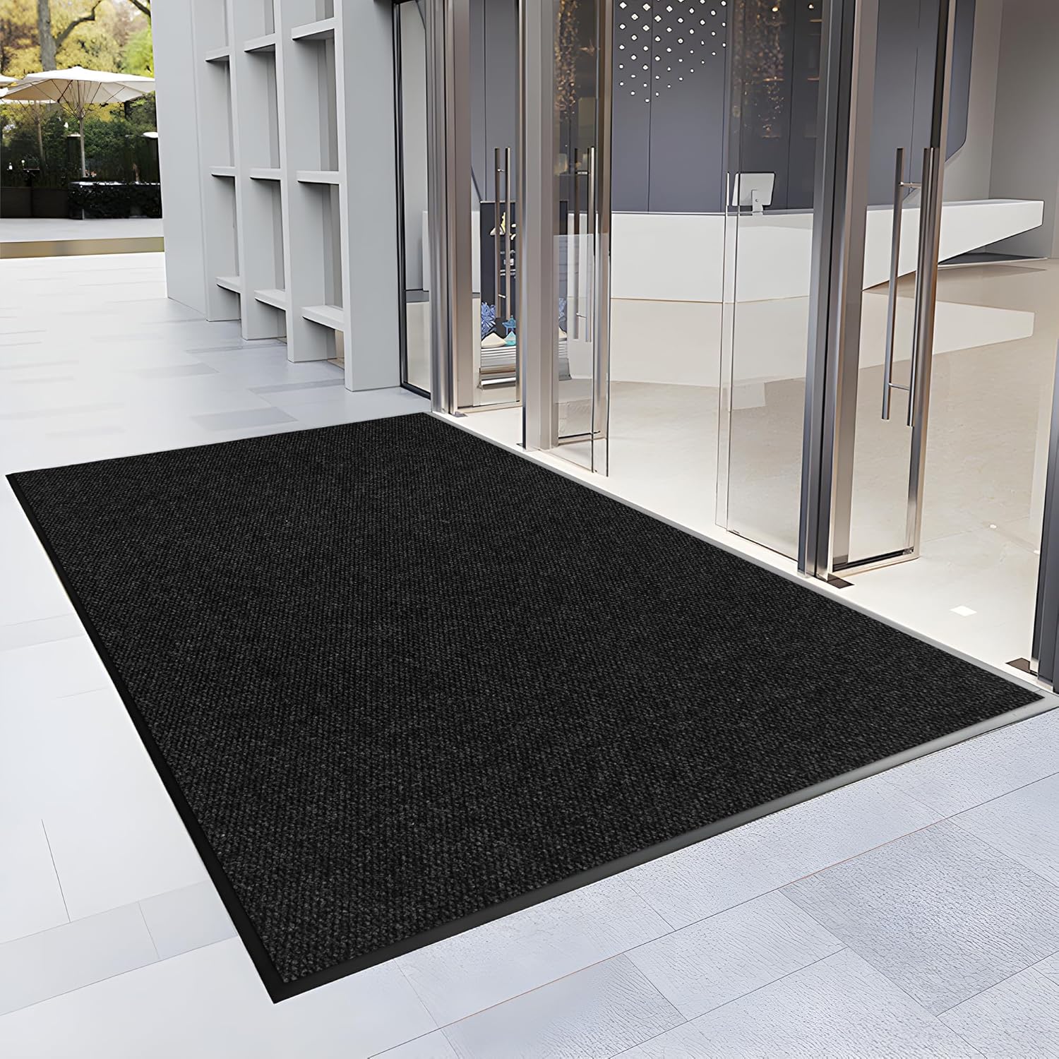 3? x 5? Front Door Mat Indoor Outdoor Entrance, Commercial F deal at Amazon
