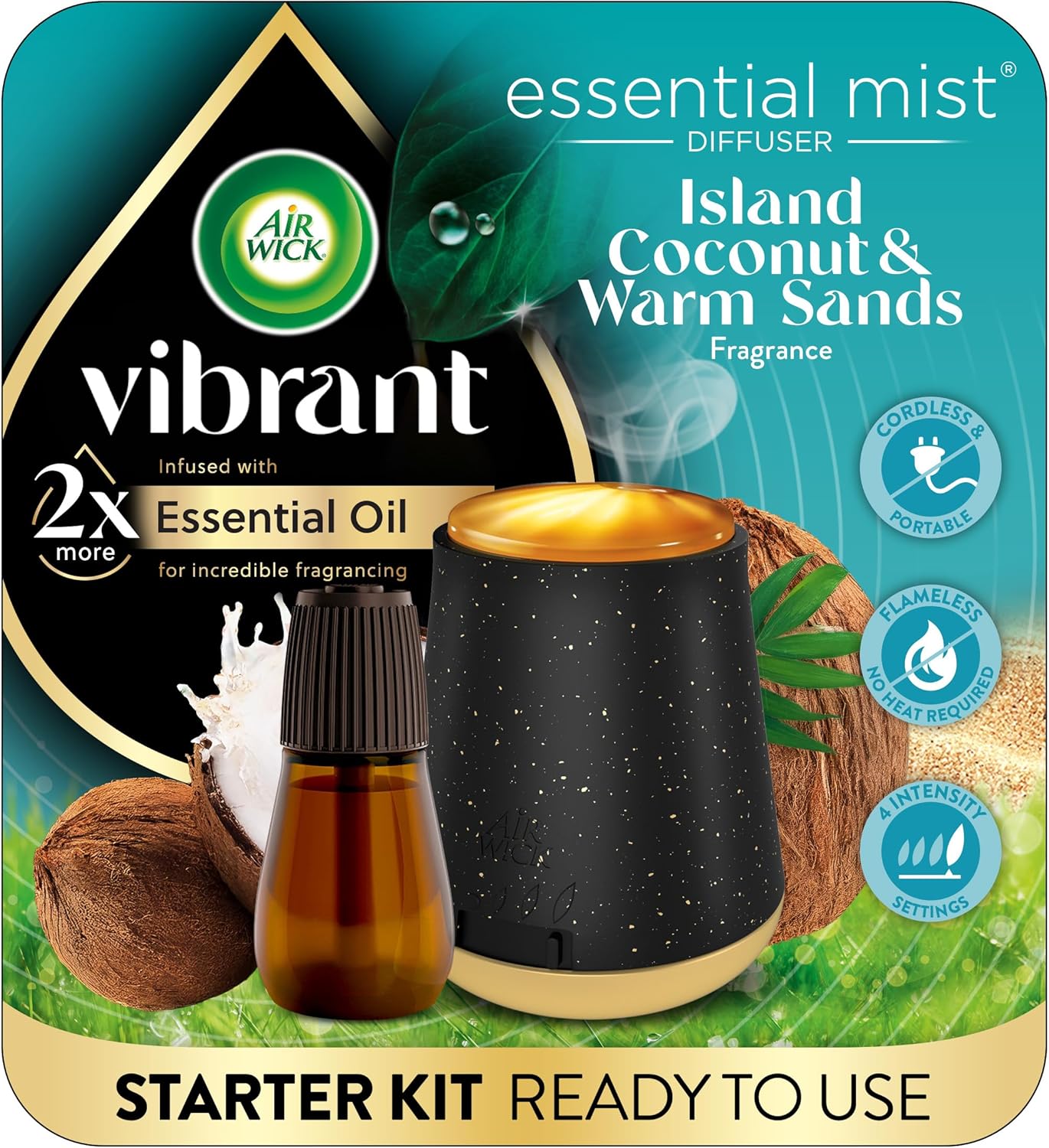 AIR WICK® Essential Mist - Vibrant Starter Kit - 1+1 Island  deal at Amazon