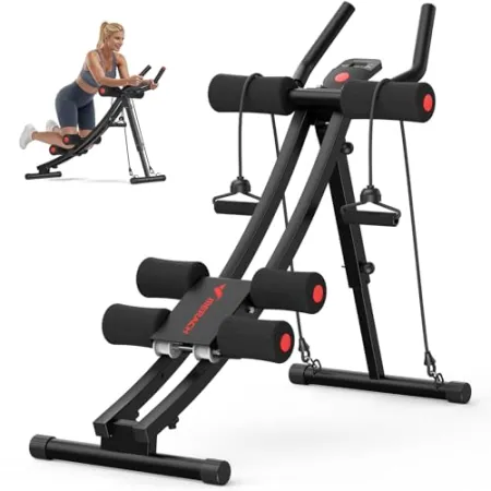 MERACH Dual Track Adjustable Ab Machine deal at Amazon