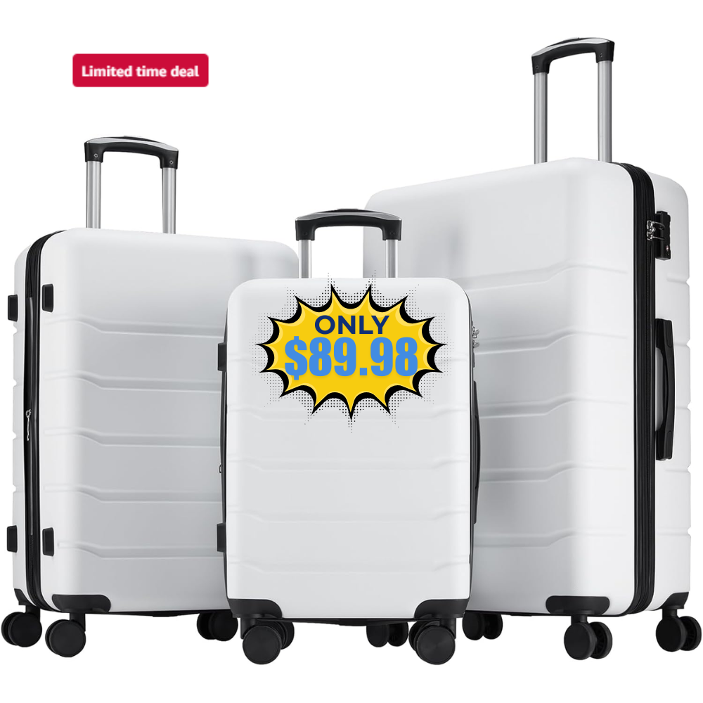 OLIXIS 3-Piece Luggage Set Deal: Save 38%