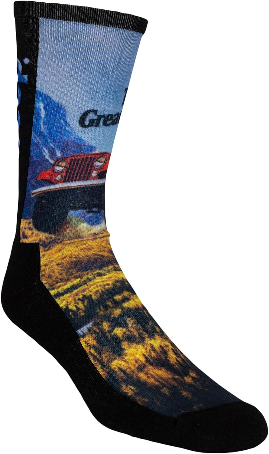 Jeep Mens Socks - Lightweight, Cushioned Comfort Vintage Ads deal at Amazon