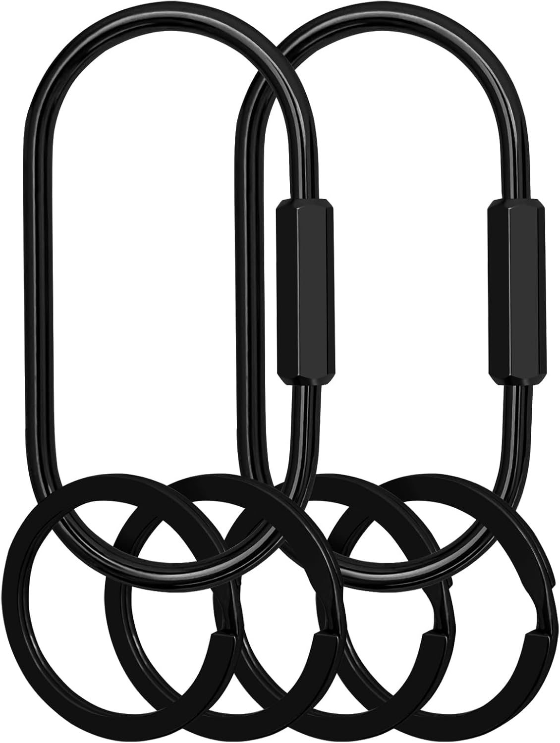 Yebongda Key Chain, Brass Key Rings 2 Pack Screw Lock Key Or deal at Amazon