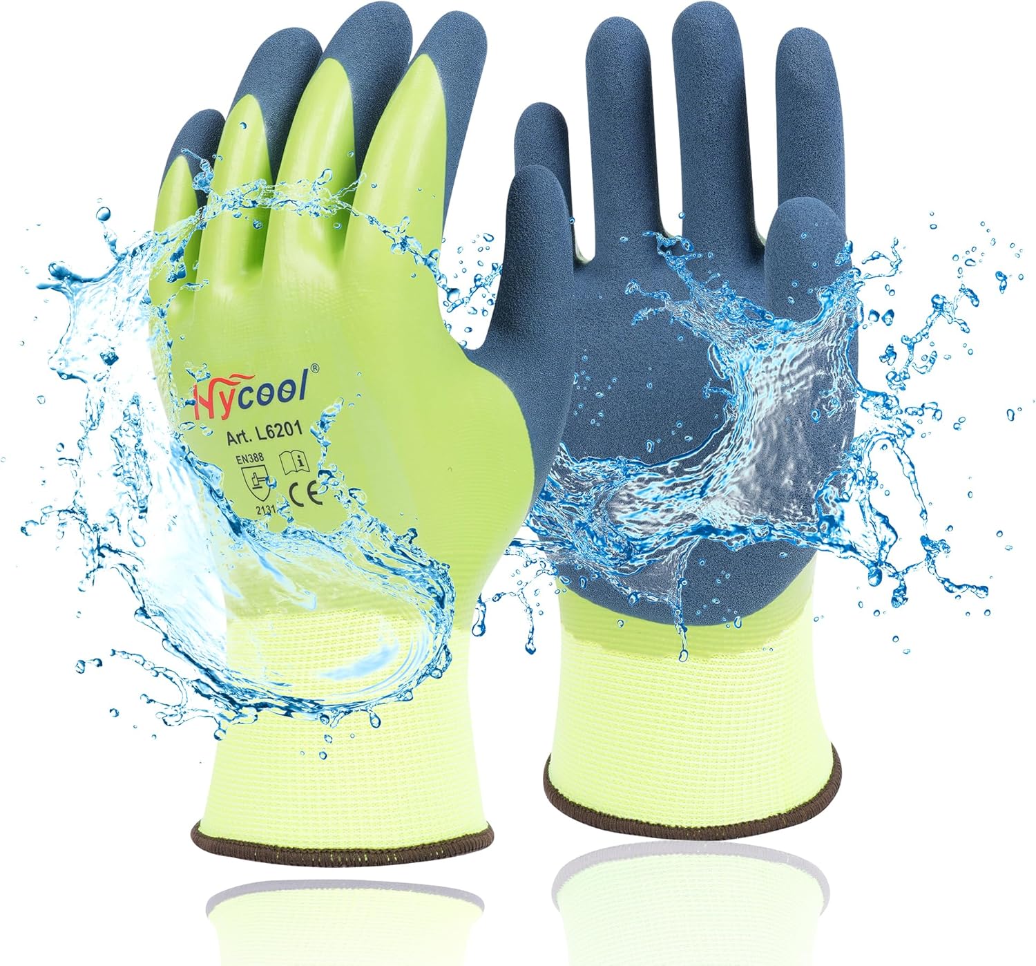 DS Safety Waterproof Work Gloves Hycool Grip Working Gloves deal at Amazon