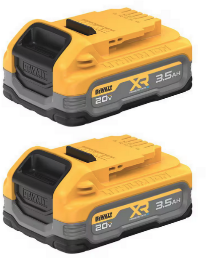 Home Depot Home Pick: DeWalt 20V MAX XR POWERSTACK Lithium-Ion 3.5 Ah for $134 (55% Off) at Home Depot