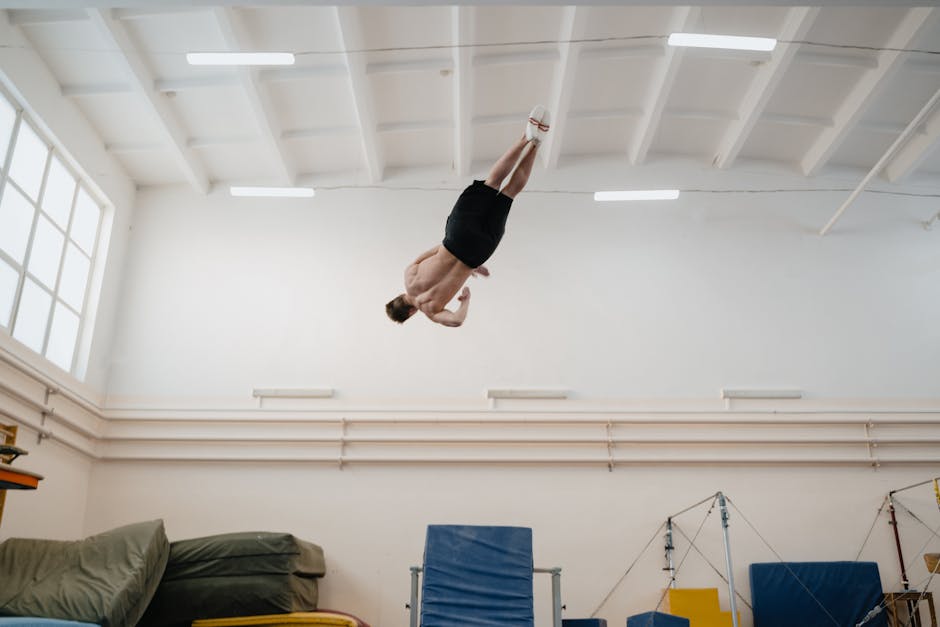 Inflatable Gymnastics Tumbling Mat as low as