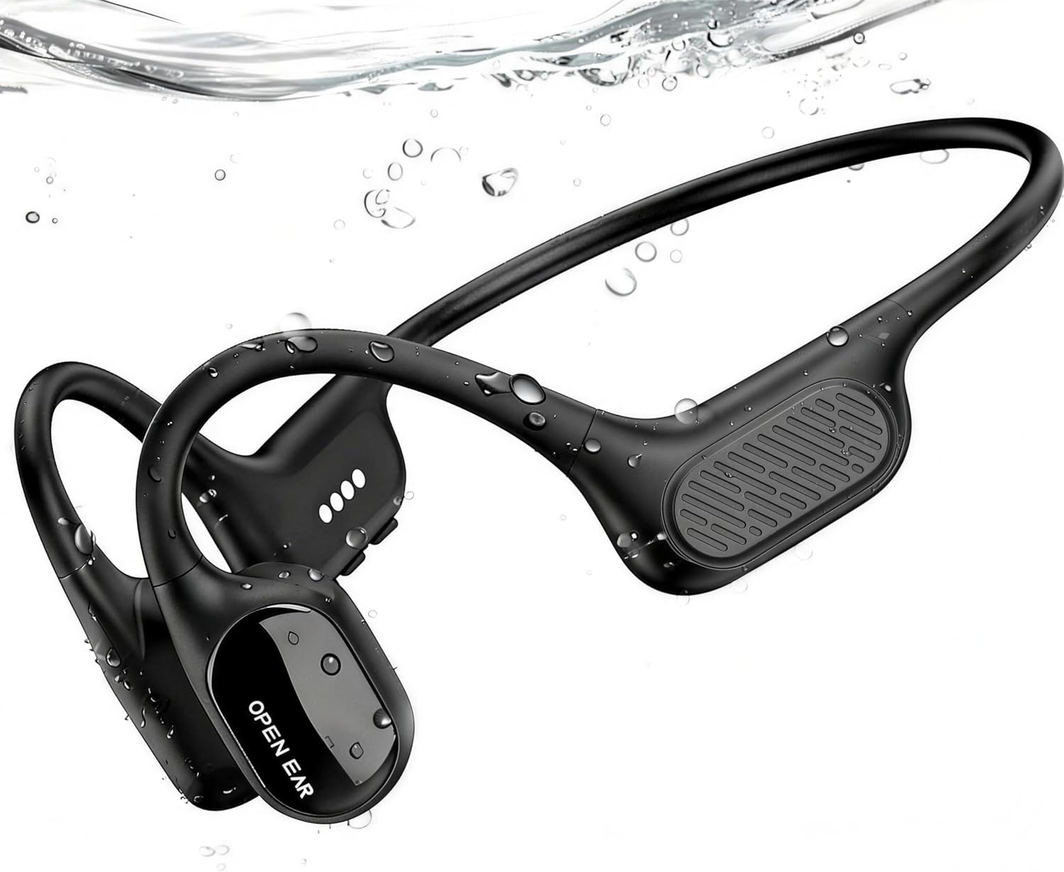 LazyGoose Swimming Headphones, IP68 Waterproof Bone Conducti deal at Amazon