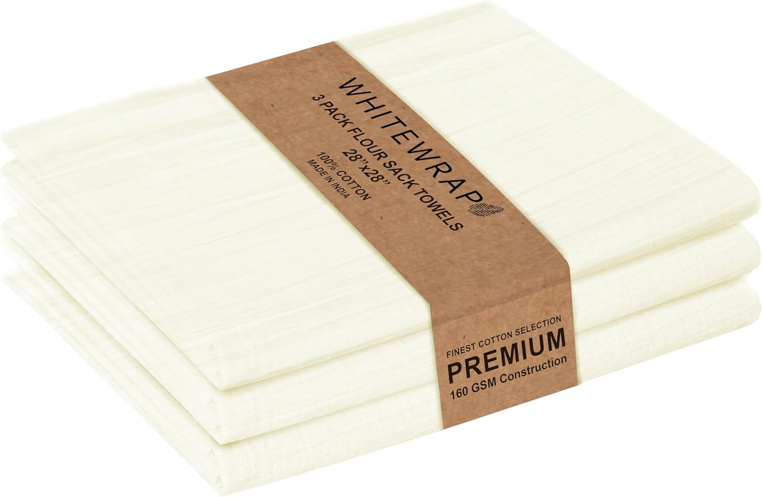 WHITEWRAP Flour Sack Towels| Tea Towel for Crafts| Kitchen D deal at Amazon