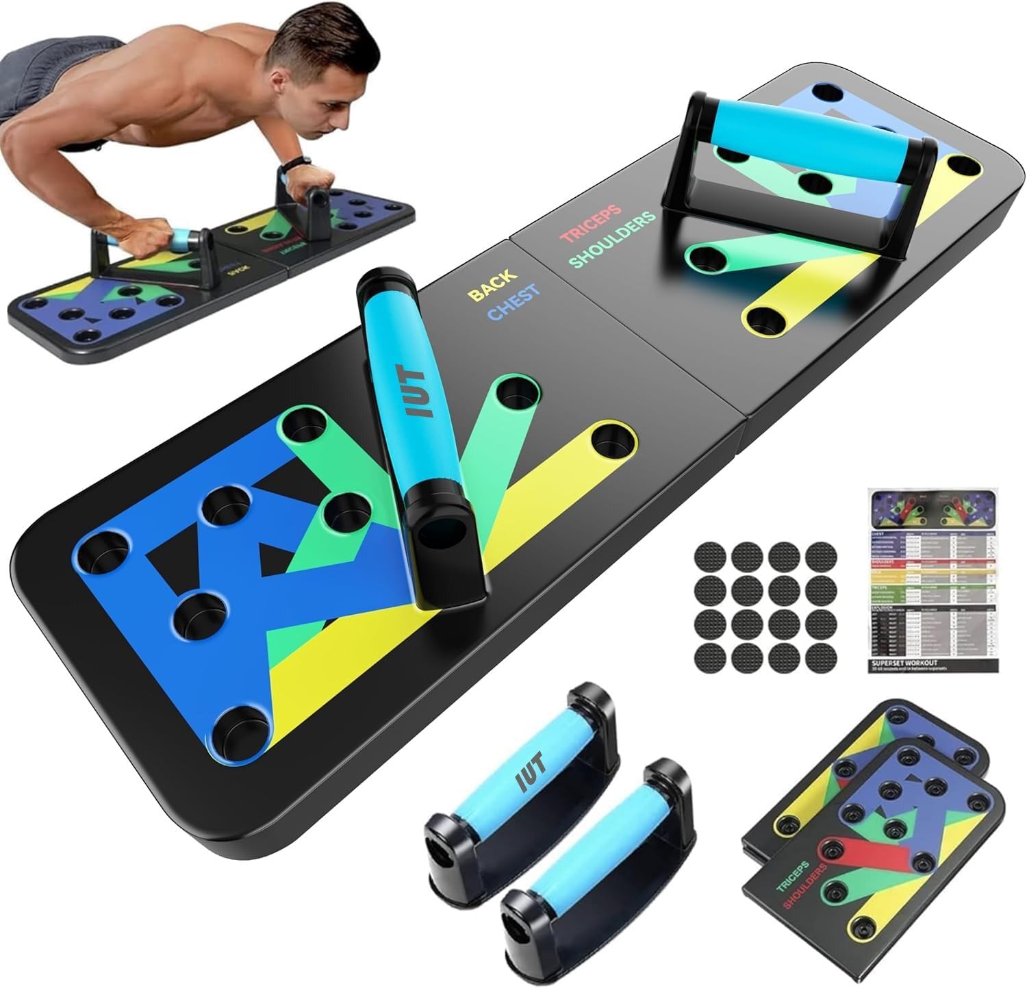 Push Up Board. 28 in 1 Pushups Fitness Stands Push Up Handle deal at Amazon