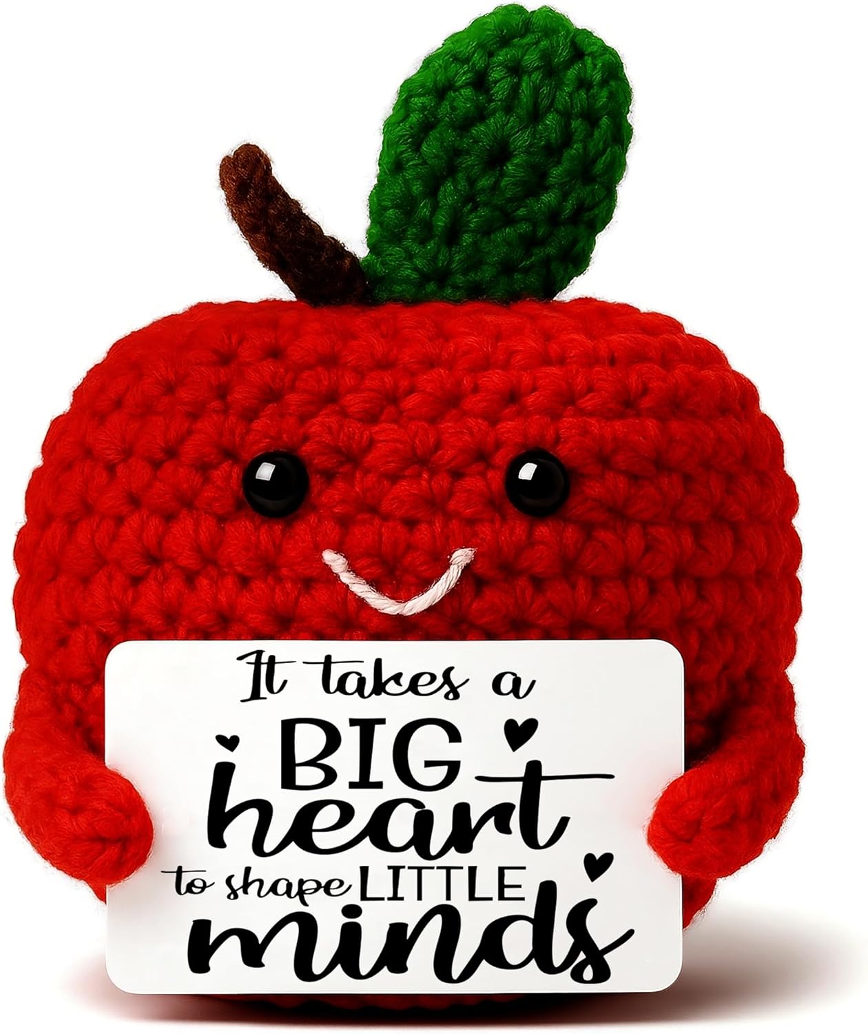 MAMAGIFTREE Teacher Appreciation Gifts - Crochet Apple with  deal at Amazon
