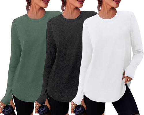 Crewneck Long Sleeve Sun Shirts Deal: Limited-Time Offer