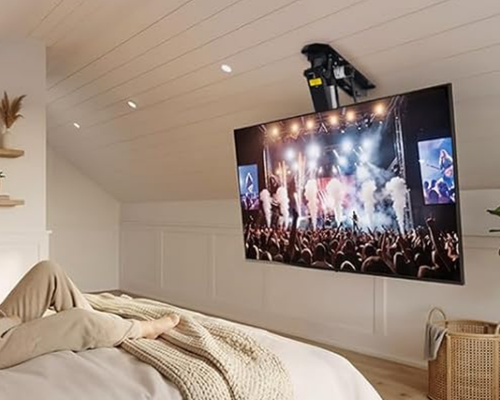 Motorized Drop Down TV Ceiling Mount Deal at Amazon