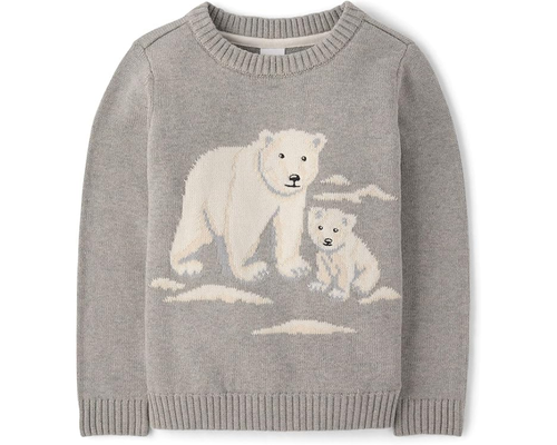 Long Sleeve Embroidered Crew Neck Pullover Sweater Deal