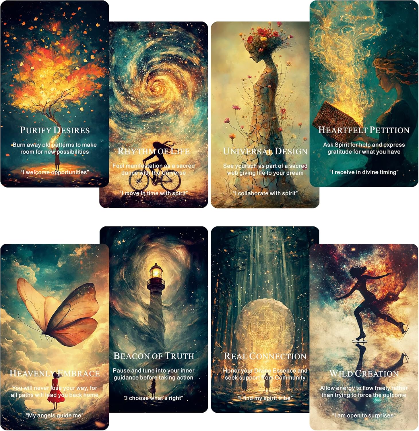 Qymagicz Mystic Manifesting Oracle Deck, Oracle Cards for Co deal at Amazon