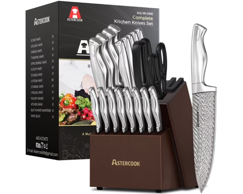 20 Pcs Kitchen Knife Set Deal: Save $122 at Walmart