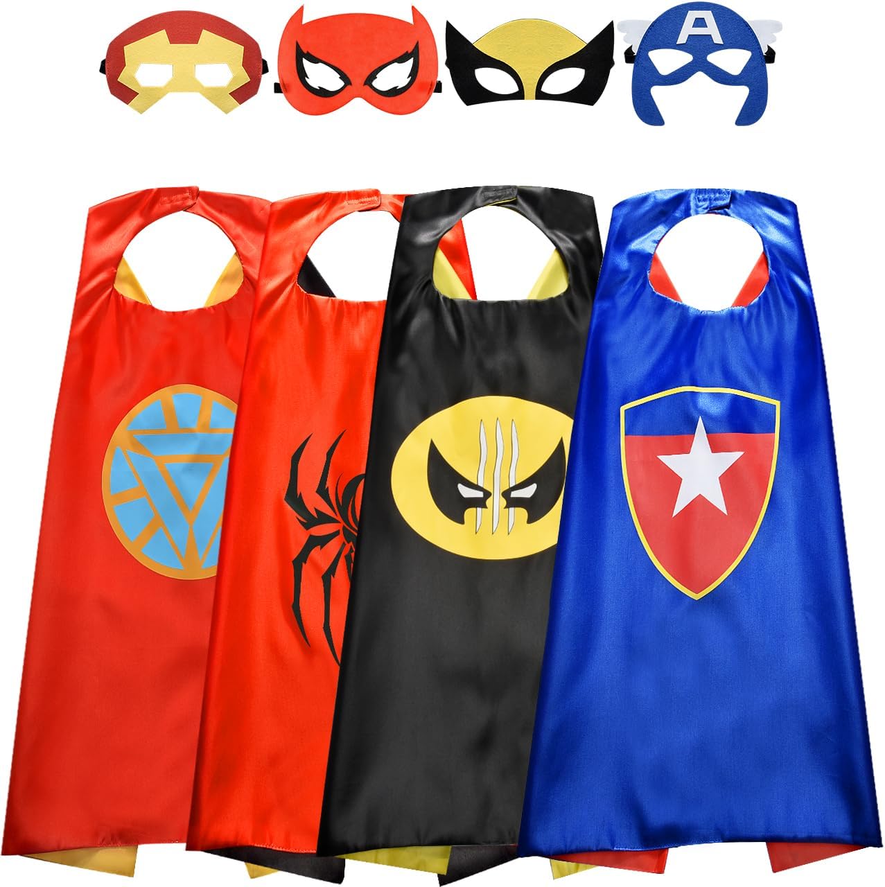 Superhero Capes for Kids, Toys for Ages 3-10 | Dress Up Cost deal at Amazon