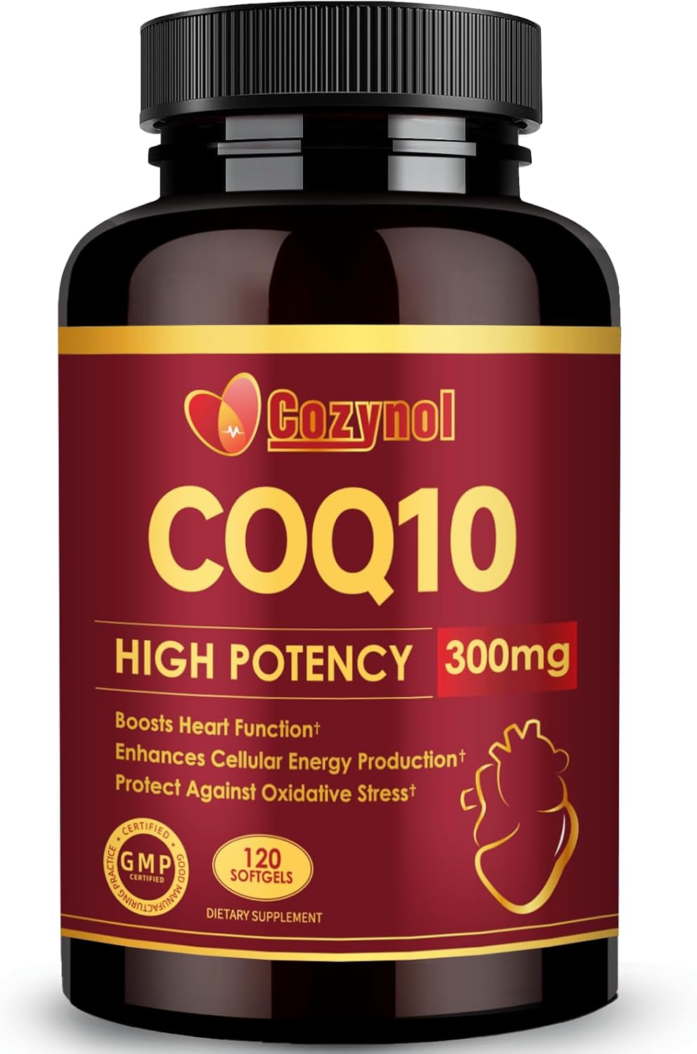 CoQ10 300mg Softgels with PQQ & Omega 3, Maximum Absorption  deal at Amazon