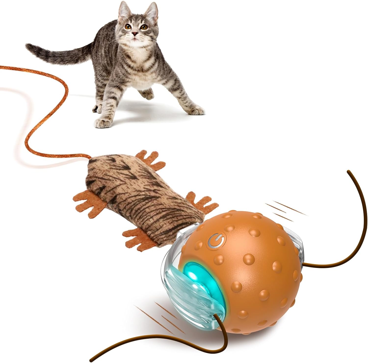 Mdupw Interactive Cat Toy Ball - Automatic Interactive Cat T deal at Amazon