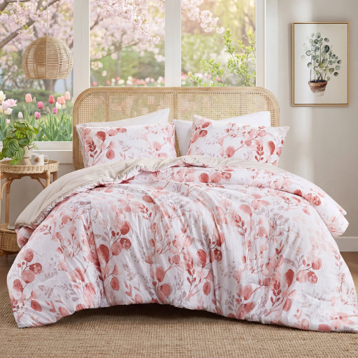 Walmart Home Pick: Unique Floral Design Seersucker Blush Bot deal at Walmart