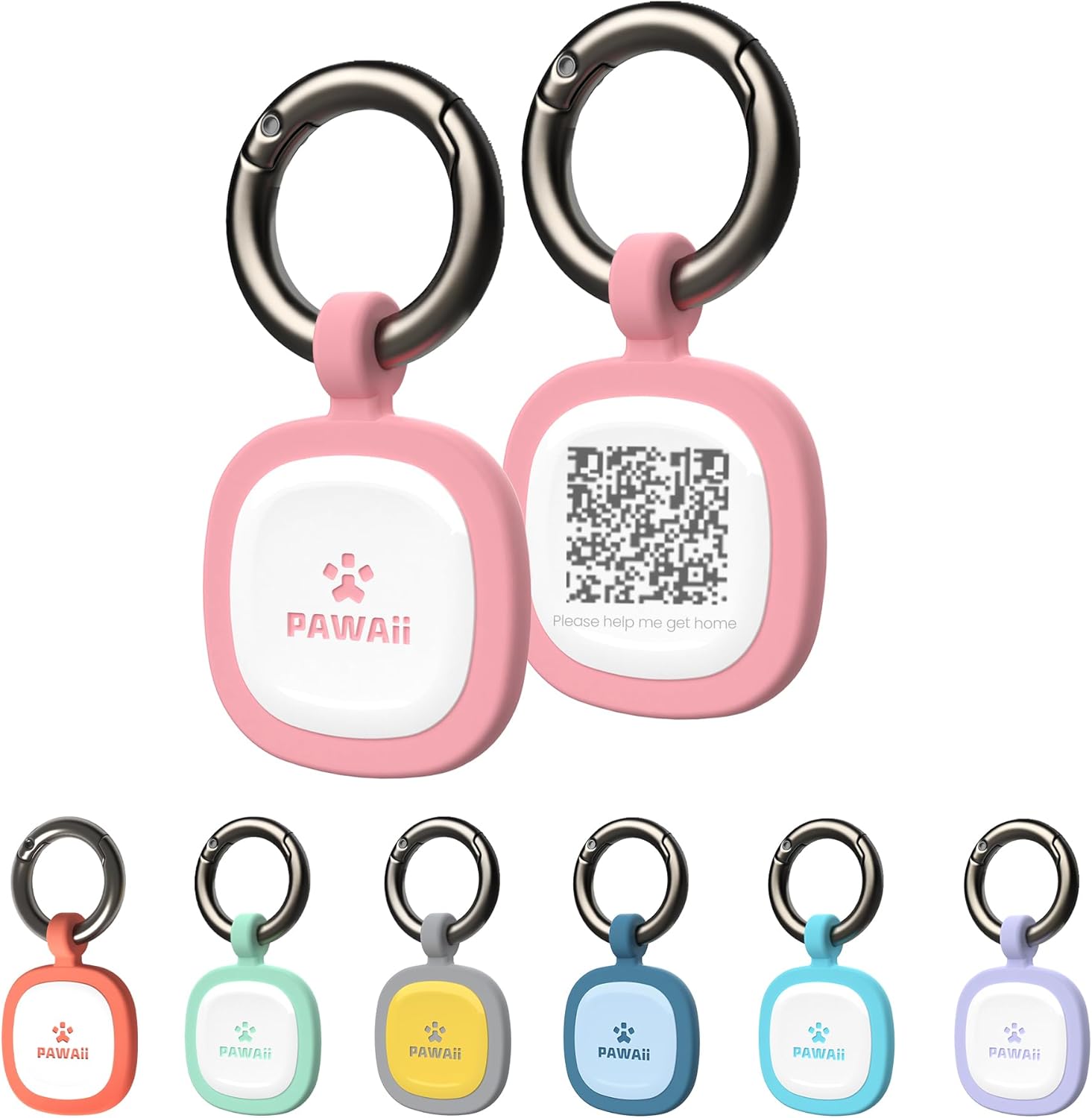 Pawaii Silent Silicone Dog ID Tag, Modifiable Pet Online Pro deal at Amazon