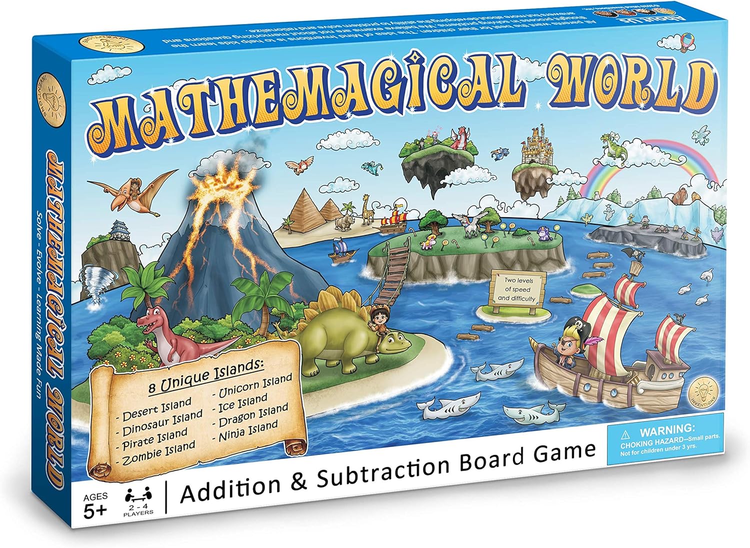 Mathemagical World - Addition & Subtraction Math Board Game  deal at Amazon