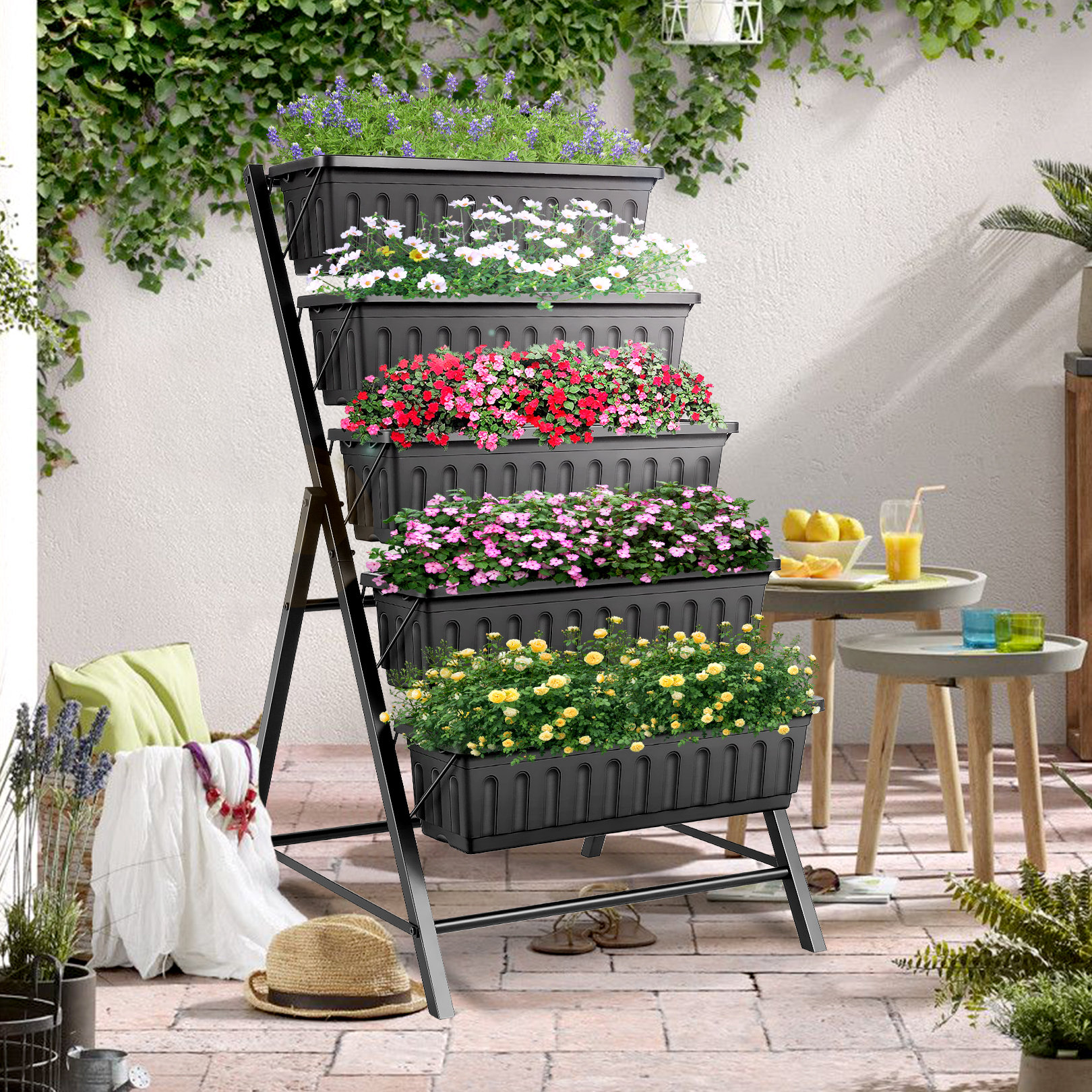 Arlmont & Co. Denishia 5-Tier Vertical Garden Planter Deal at Wayfair