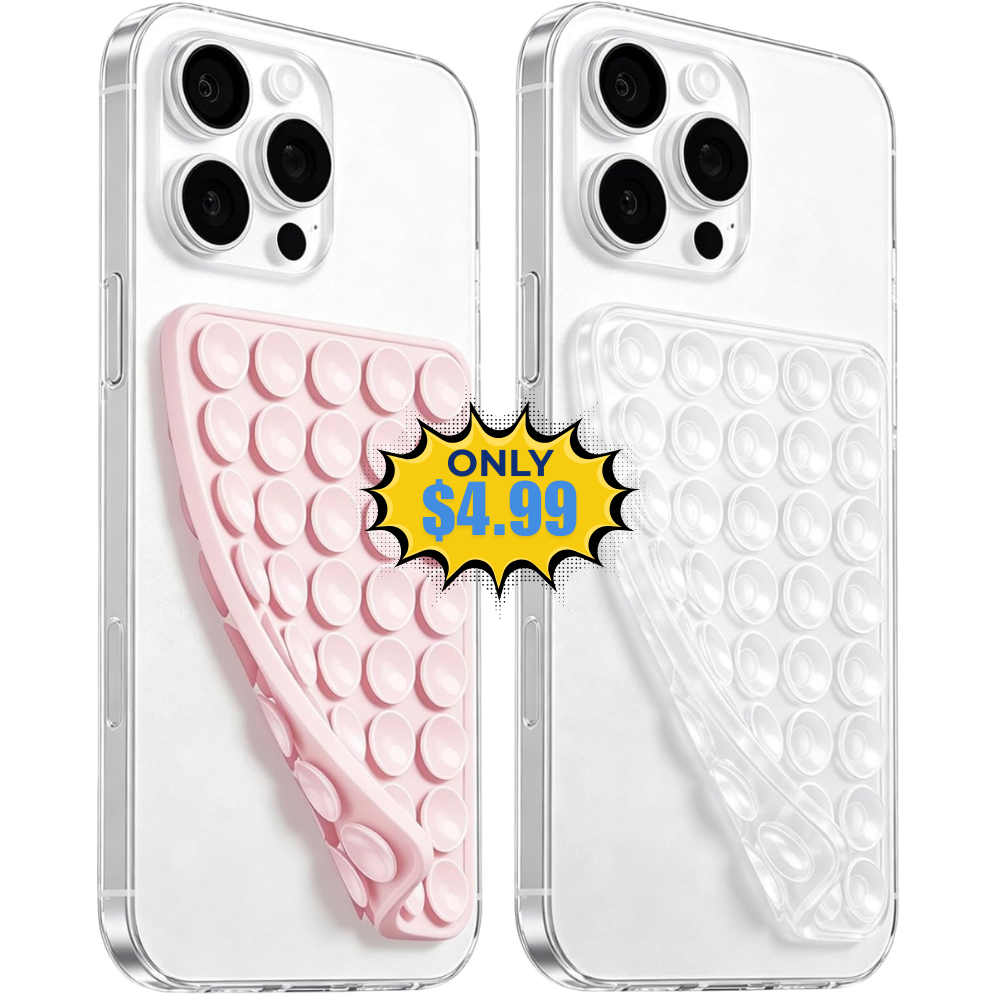 2 Pack Silicone Suction Cup Phone Case Deal: Save $5