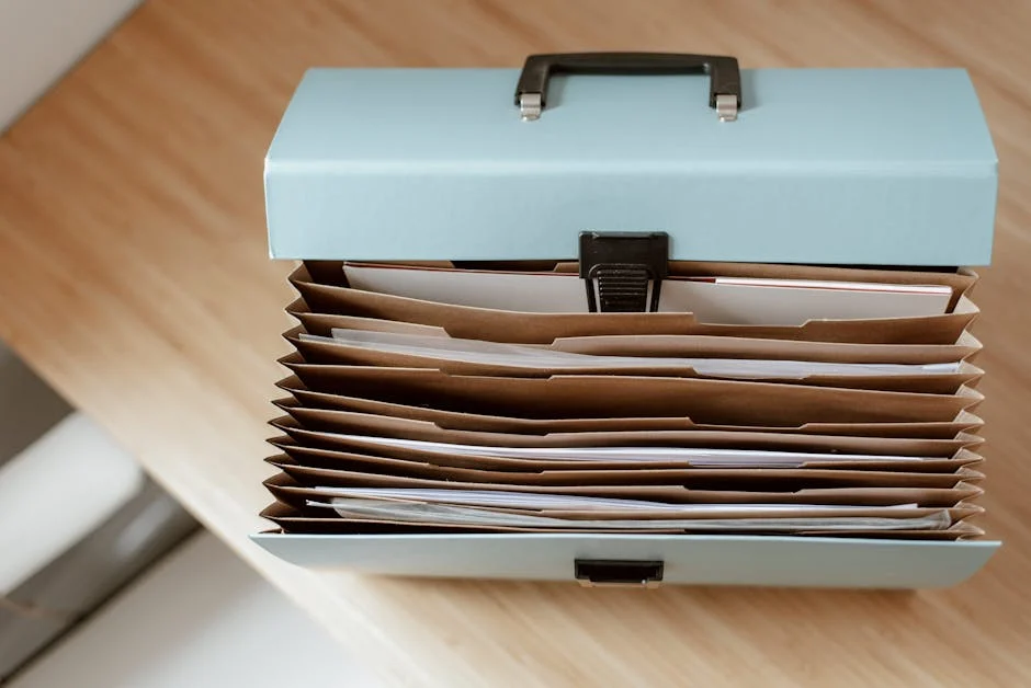 Huge 26-Pocket Accordion File Organizer Just