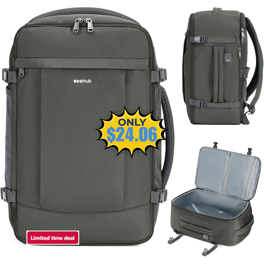 ECOHUB Travel Backpack Deal: Save 50%