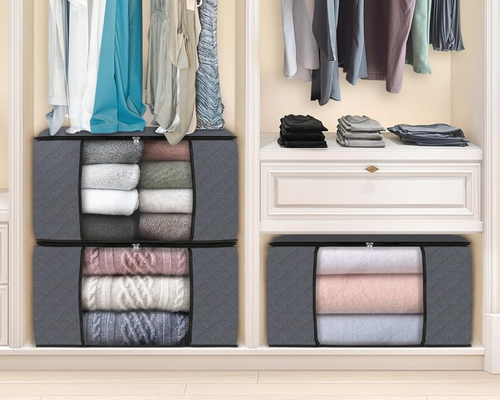 6-Pack Clothes Storage Bags