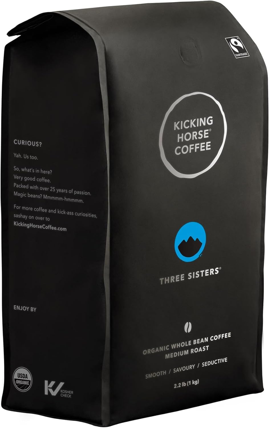 Kicking Horse Coffee, Three Sisters, Medium Roast, Whole Bea deal at Amazon