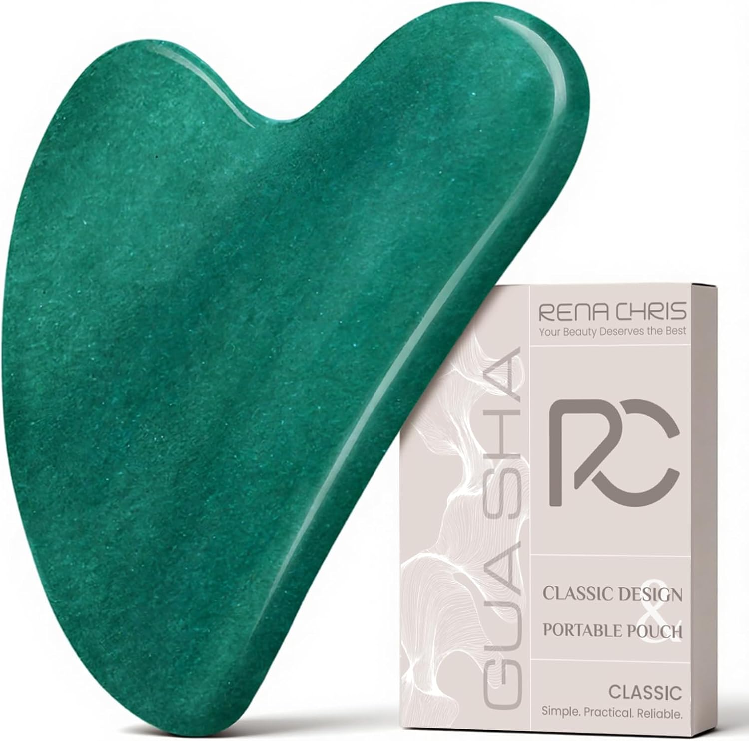 Jade Stone Gua Sha Facial Tool Only