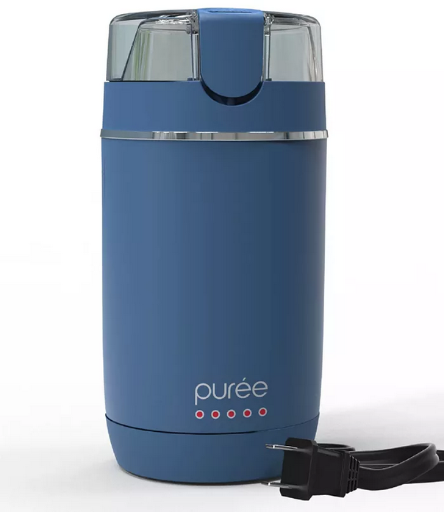 Macy’s Daily Pick: Tzumi Puree Electric Coffee Beans, Herb or Spice Grinder (Blue) for $12 (67% Off) at Macy’s
