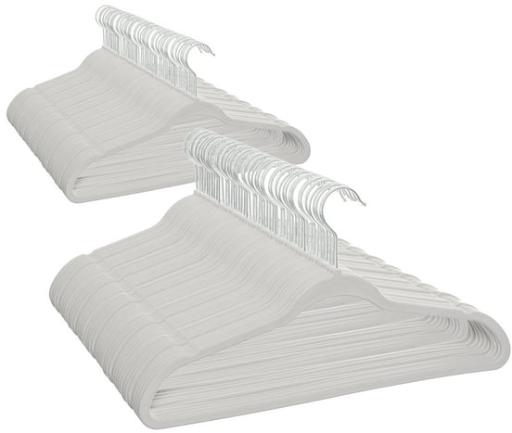 Walmart Home Pick: Better Homes & Gardens Velvet Clothing Adult Hangers, 100 for $17 (32% Off) at Walmart