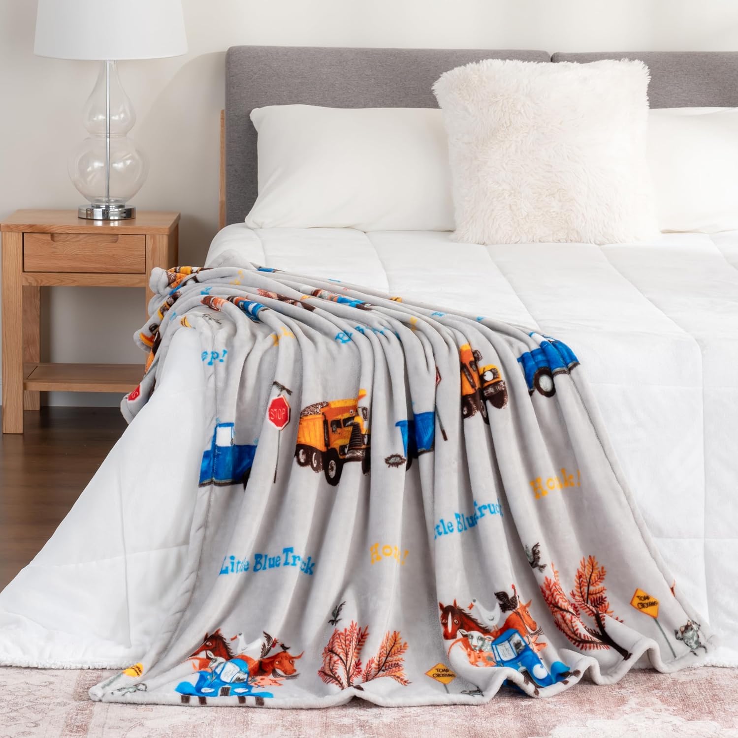 Berkshire Blanket - Officially Licensed Little Blue Truck Ki deal at Amazon