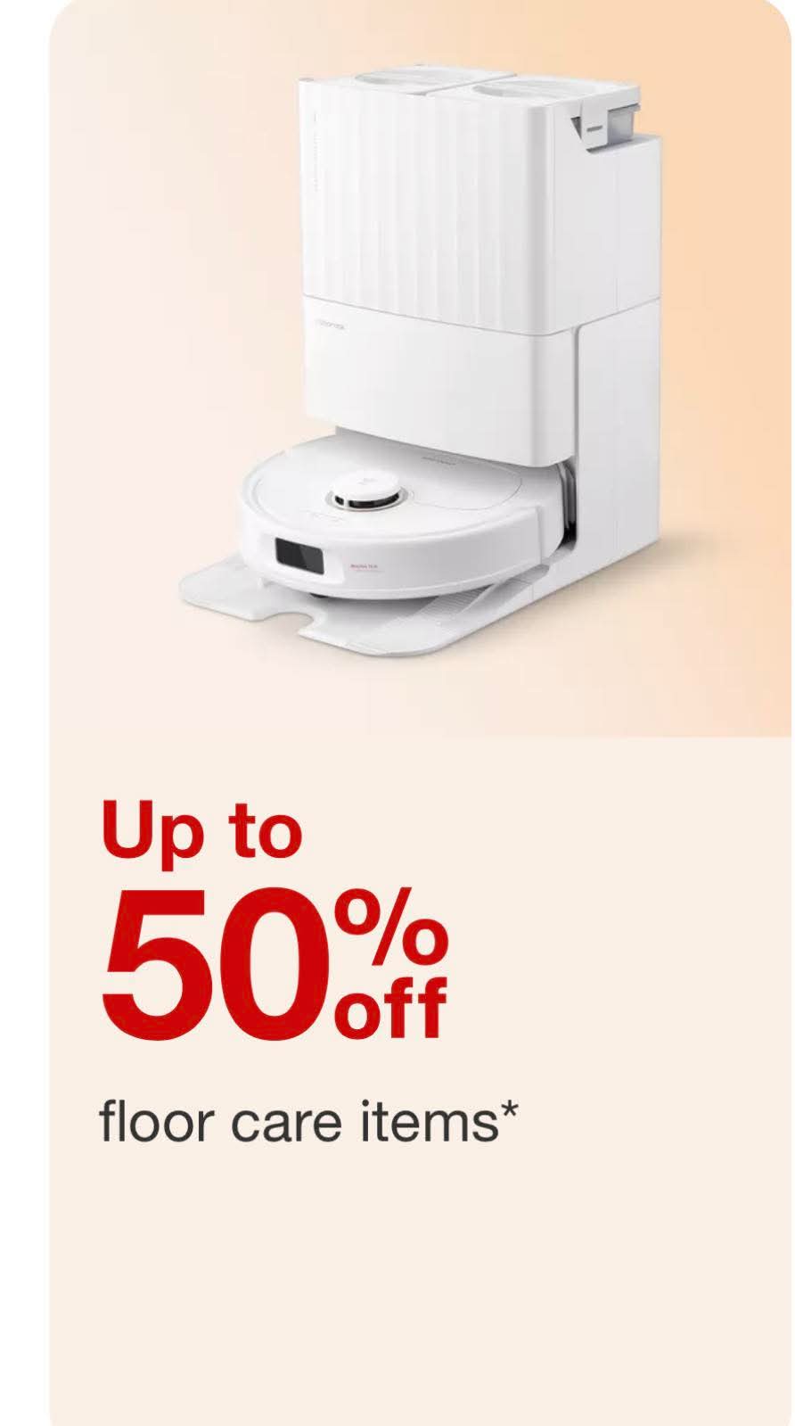 Up to 50% Off Floor Care Items at Target
