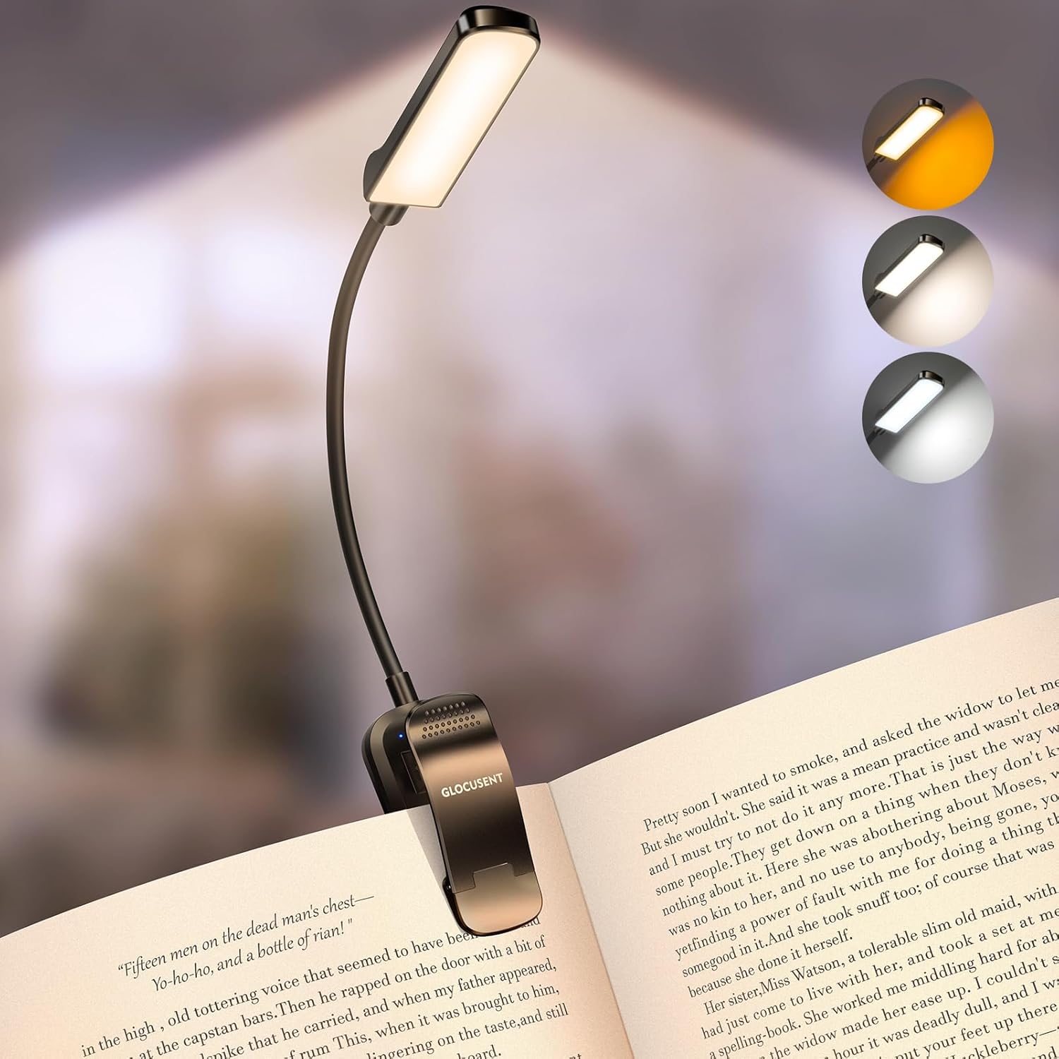 Rechargeable Book Light Only for $9.99