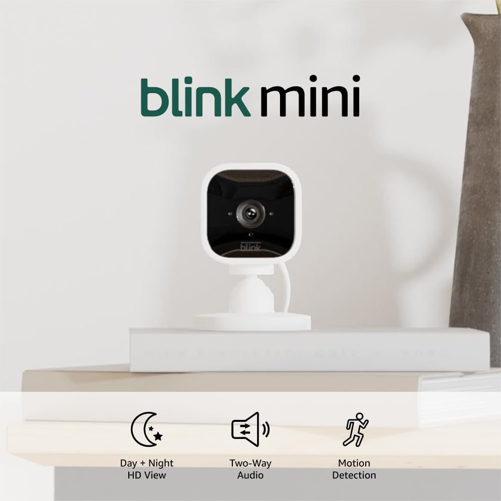 Blink Mini Smart Security Camera Only for $14.99 (50% Off) at Amazon